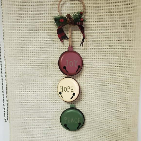 Rustic/Country Christmas Bell Decor - Picture 1 of 6